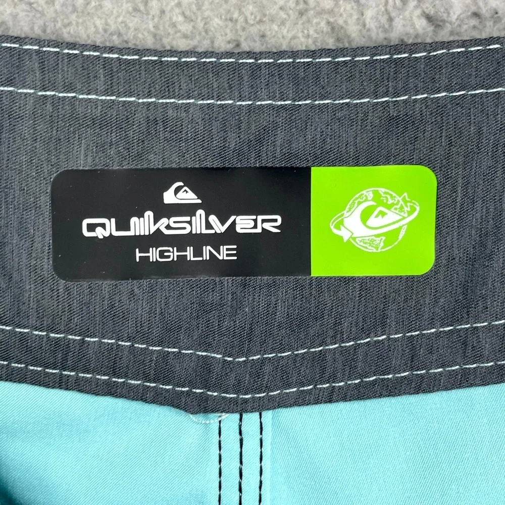Quiksilver Surfsilk Panel 20 Board Shorts‎ Mens 29 Tropical Palm Leaf Beach Swim